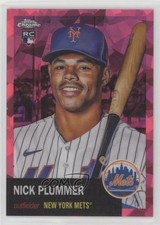 2022 Chrome Platinum Anniversary Fuchsia Atomic Refractor /100 Nick Plummer 0st9