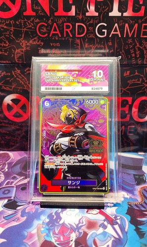 Sanji (One Piece Japanese Version 2nd Anniversary Set) graded PSA 10 for sale on eBay
