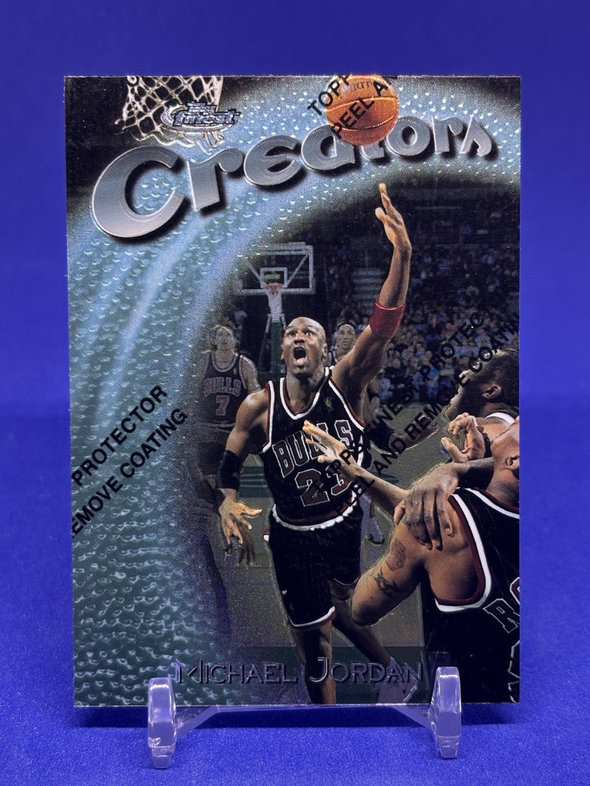 1997-98 Topps Finest Creators Michael Jordan #287 With Coating NBA Chicago Bulls