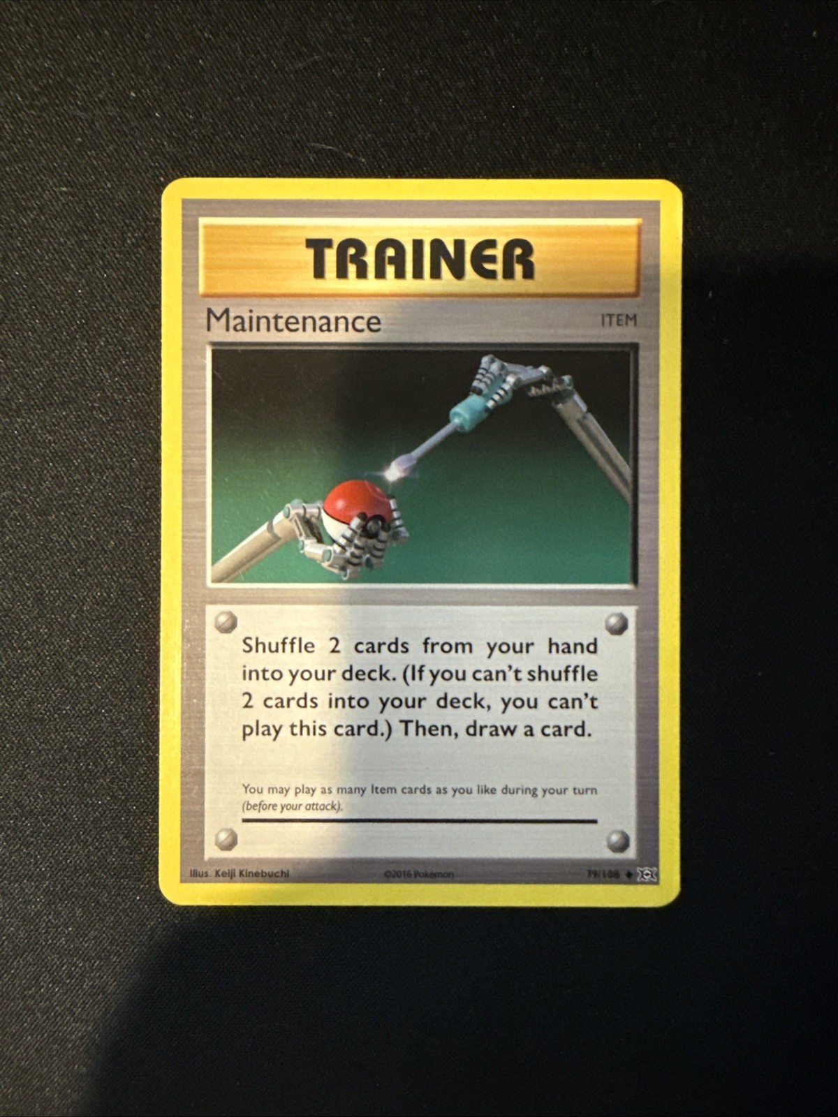 MAINTENANCE 79/108 UNCOMMON EVOLUTIONS POKEMON NM/M