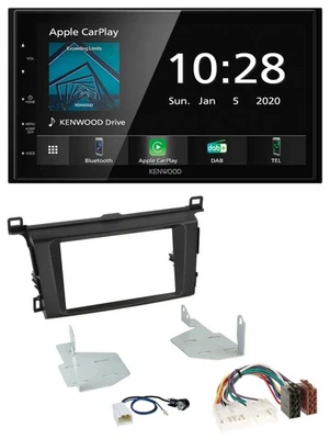 Kenwood Bluetooth MP3 DAB USB 2DIN Autoradio für Toyota RAV 4 (ab 2013) - Bild 1 von 4