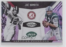 2018 Certified Certified Champions Joe Namath #9 HOF 0rl6