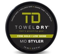 TOWELDRY Mid Styler Firm Hold  Low Shine Matte Finish - Men's Hair Styling F...