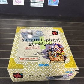 Neo geo Pocket Clear Samuri Spirits Special Box Rare From Japan New