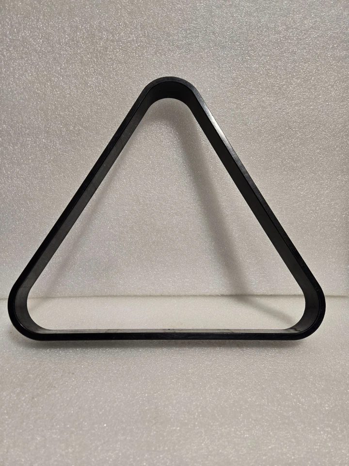 Vintage Brunswick Corporation Black Plastic Pool Billiard Triangle Ball Rack - Image 2 of 4