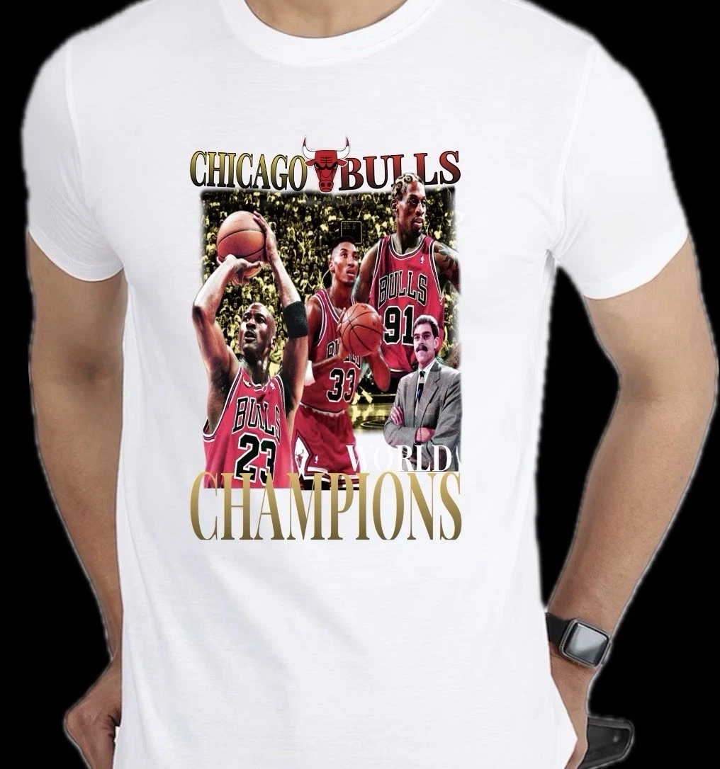 Chicago Bulls Graphic NBA Custom T-Shirt Top Tee