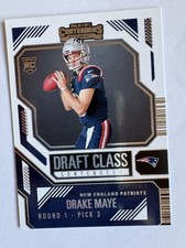 2024 Panini Contenders Draft Class Drake Maye #3 Patriots Rookie Insert
