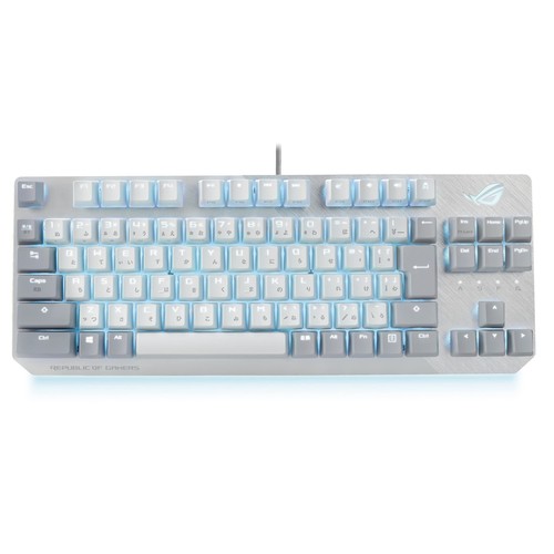 Gaming Keyboard ROG Strix Scope NX TKL Moonlight White Mechanical Wired Japanese - 第 1/7 張圖片