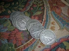 Lot of 10 50c Walking Liberty Silver Half Dollars