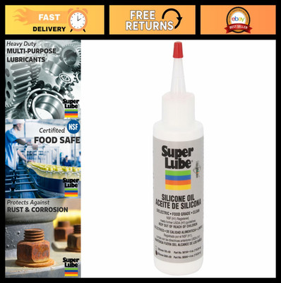 Silicone Oil 4oz - High & Low Temp Stability, NSF Food Grade, Clear Lubricant
