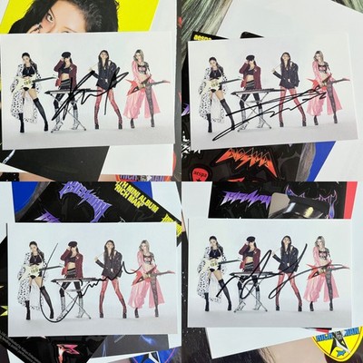 aespa カリナ 直筆サイン ポストカード & アルバム RICH MAN aespa カリナ 直筆サイン ポストカード & アルバム RICH MAN aespa