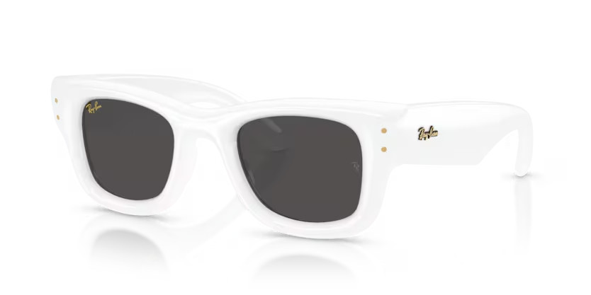 RAY BAN 4940 Wayfarer Puffer - 47 671/87 - Sunglasses - White/Black