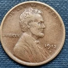 1913 D Lincoln Wheat Cent 1c Better Grade XF #95275