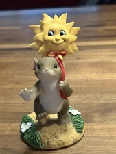 Fitz & Floyd Charming Tails "Sunny Day Are On The Way" Mouse Sun Figurine 83/111