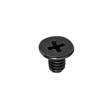 50 PCS M2x4mm Black Phillips Screw Fastener 3.8mm Dia Screw Head