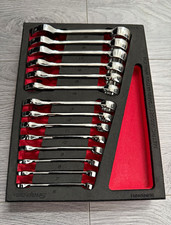 Snap-on 14pc 12-Point Metric Flank Drive Midget Combination Wrench Set  6&ndash;19