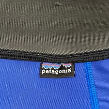 Pantaloncini da surf vintage Patagonia in neoprene blu nero taglia M made in USA