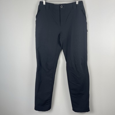 Kathmandu Size M Unisex Pants Black Regular Fit Zip  Pockets Like New Cropped