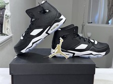 Nike Jordan Flight Club FLTCLB '91 GS Black/White Leather 6 Youth DM1685-002