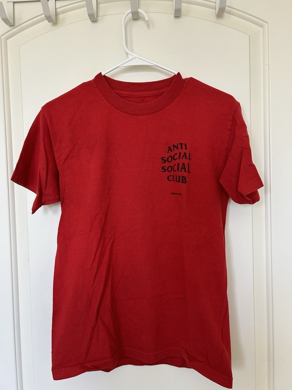 Vintage Anti Social Social Club Singapore Tshirt