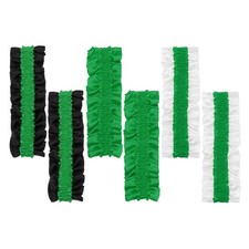 Armband Garter 6pcs Anti-Slip Sleeve Garter Green/Green on Black/Green on White