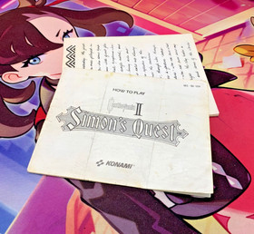 castlevania ii simons quest nes manual only