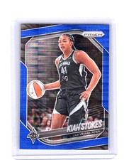 2025 Panini Prizm WNBA Kiah Stokes #58 Blue Pulsar /199