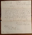 1st Michigan Cavalry Civil War Discharge Document John Walker Fort Bridger Utah