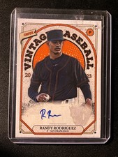 Randy Rodriguez 2023 Onyx Vintage #VARR Blue On-Card Auto San Francisco Giants
