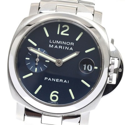 PANERAI Luminor Marina PAM00120 blue Dial Automatic Men's Watch_906892