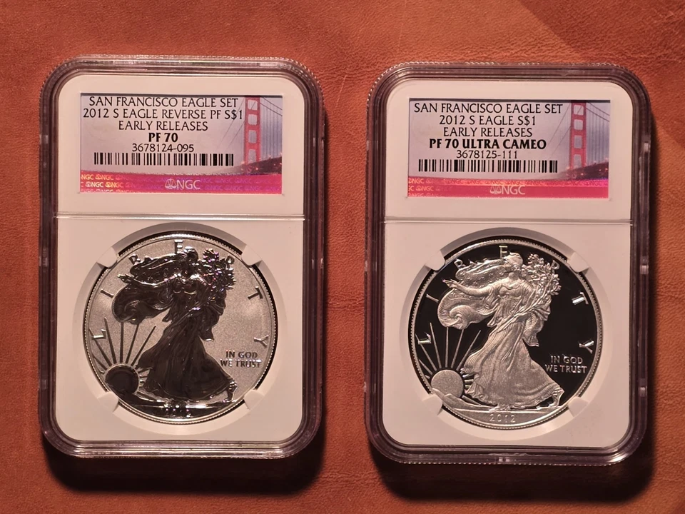 NGC (2012) San Francisco Early Release SET PF70 Ultra Cameo + PF70 Reverse Proof - Image 4 of 4