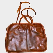 Valigetta sottile Bric’s pelle toscana vintage pelle in cognac invecchiato