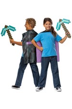 Brand New Minecraft Pickaxe and Cape Set