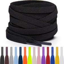 Miscly Flat Elastic Shoelaces 36&Prime; (91 CM), Black