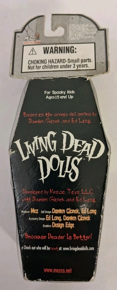 Muñecas Living Dead Deadbra Ann Serie 2 Mini Nuevas En Caja Mezco 2001 LEER Foto 4 de 4