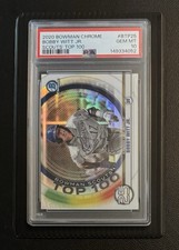 2020 Bowman Chrome Bobby Witt Jr. Scouts Top 100 PSA 10 Gem Mint BTP-25 Royals
