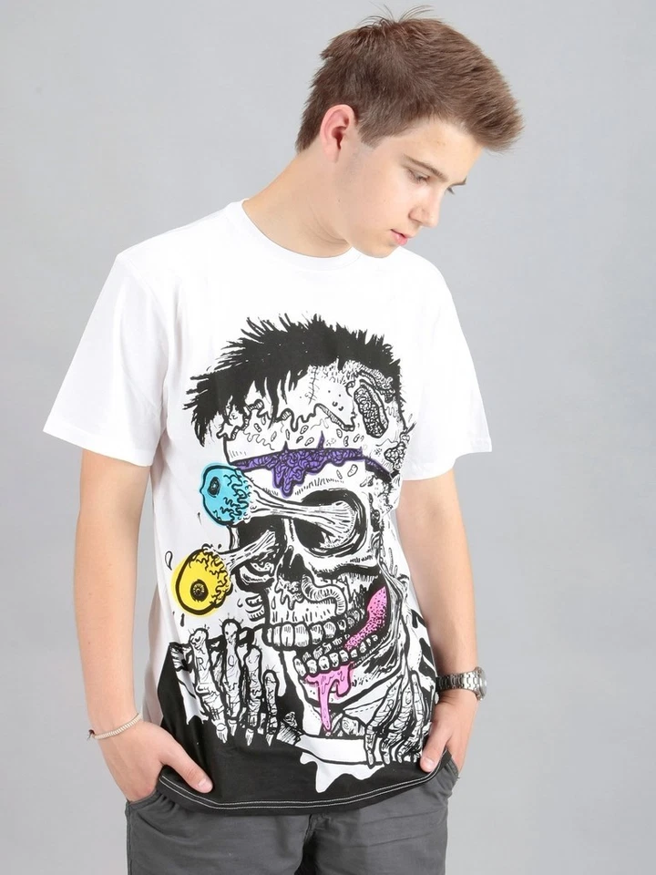 Iron Fist T-Shirt "Left-For-Dead", White/weiß, Größen: M - XXL - Bild 2 von 4