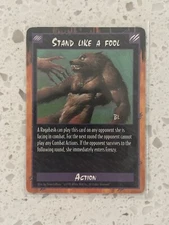 White Wolf Rage CCG TCG Stand Like A Fool Promo Card Dragon Con Dragoncon Gaming