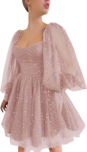 Brillante Vestido de Baile de graduación para Mujer Brillo Estrella Vestidos de Fiesta de Noche - Imagen 20 de 184