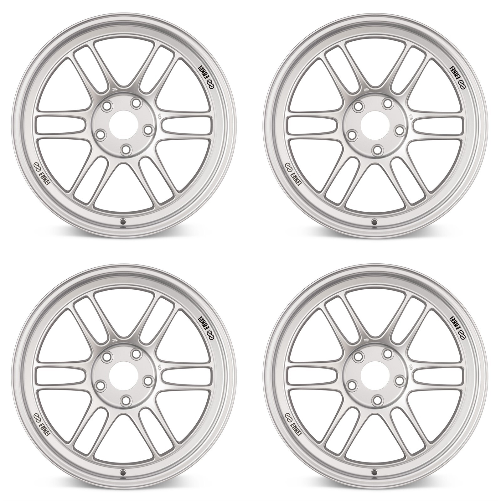 (4X) Enkei RPF1 Wheels [17x7.5 / 5x114.3 / ET48 / CB73] Silver eBay