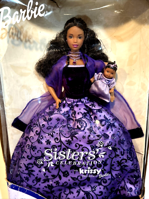 Barbie African-American Sisters Celebration with Baby Krissy Rare