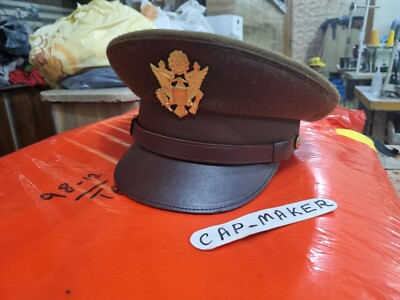 US Army Air Force AAF Enlisted Mens Visor Crusher Hat Dress Cap