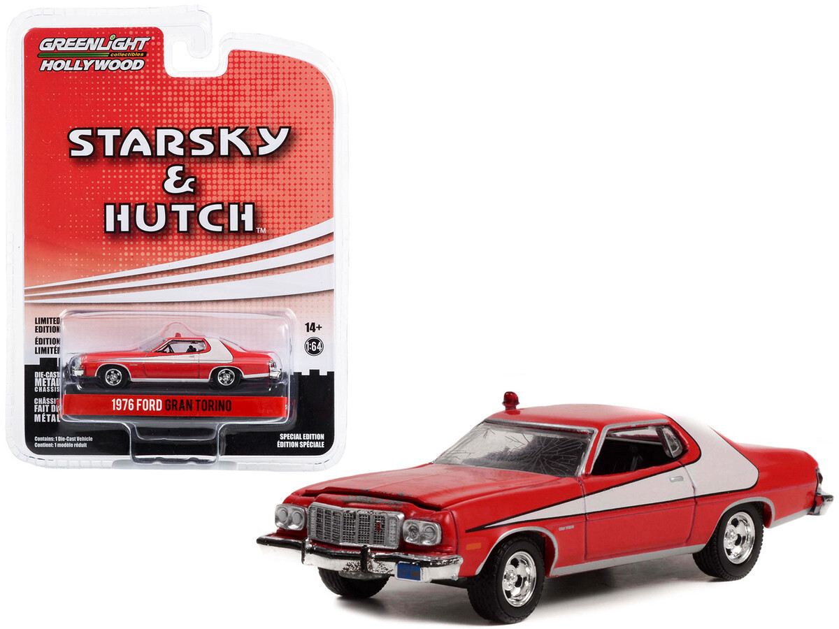 Greenlight 1976 Ford Gran Torino (Crashed Version) Starsky