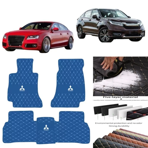 For Mitsubishi All Series Custom Car Floor Mats Waterproof Liners Carpets Rugs - Imagen 3 de 23
