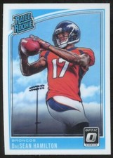 2018 Donruss Optic DaeSean Hamilton Rated Rookie Denver Broncos RC #150