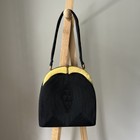 VINTAGE 1930-40's "Genuine Corde" handbag - lucite frame - fabulous condition