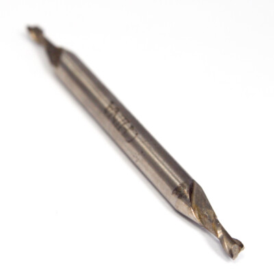 Interstate 01780063 Square Double End Mill 3/32'' 2FL HSS Uncoated