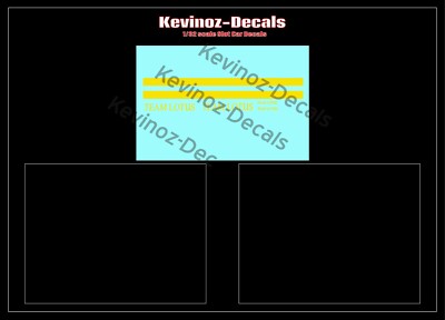 Decals für Ford Transit Mk1 im Maßstab 1:43 - 2 Varianten