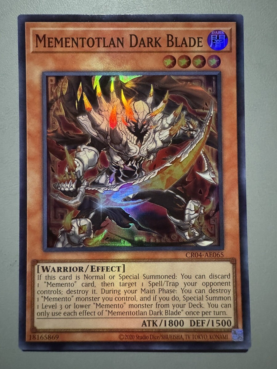 YUGIOH MEMENTOTLAN DARK BLADE ASIA ENGLISH EDITION CR04-AE065