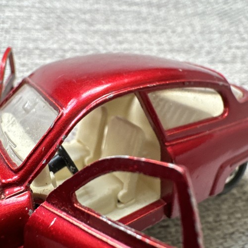 Dinky Toys 156 Saab 96 - Original Red Color with White interior & Opening Doors - Picture 14 of 17